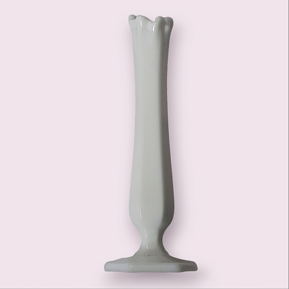 Vintage Westmoreland Swung Milk Glass Vase